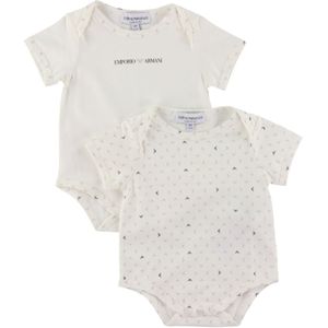 Emporio Armani Rompers s/s - 2-pack - Aquilebianche - Emporio Armani - 12 mnd - Romper S/S