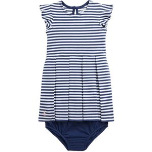 Polo Ralph Lauren Jurk m. Bloomers - Horloge Hill - Navy/witte s - Polo Ralph Lauren - 2 jaar (92) - Jurk