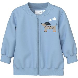 Name It Cardigan - NbmVonne - Cerulean/Dog Op wielen - Name It - 56 - Cardigan