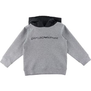 Emporio Armani Hoodie - Grijs Gevlekt m. Navy - Emporio Armani - 16 jaar (176) - Hoodie