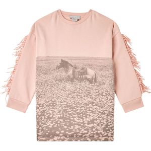 Stella McCartney Kids Sweatjurk - Roze m. Paard - Stella McCartney Kids - 6 jaar (116) - Jurk
