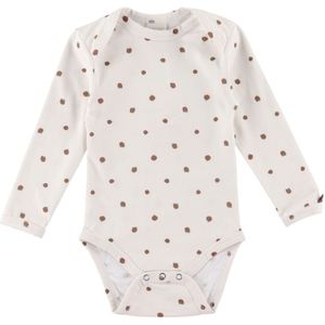 Smallstuff Romper l/s - Aardbei - White/Rozenbottel - Smallstuff - 3 jaar (98) - Romper L/S