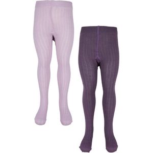 Minymo Panty's - 2-pack - Rib - Zeer Grape - Minymo - 104/110 - Panty's