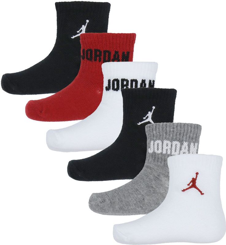 Jordan - Kids Ankle 6 Pack - Sokken - Zwart