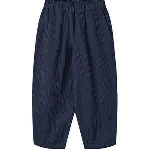 Fliink Broek - Mousseline - Elmo - Insigne Blue - Fliink - 86 - Broeken - Katoen