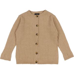 Sofie Schnoor Cardigan - Gebreid - Camel Melange - Sofie Schnoor - 56/62 - Cardigan