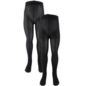 The New Panty's - 2-pack - Zwart m. Glitter - The New - 3-4 jaar (98-104) - Panty's