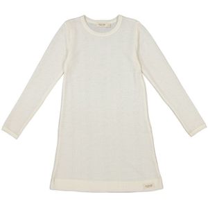 MarMar Nachthemd - Wol - Pointelle - Natural - MarMar - 3 jaar (98) - Nachthemd