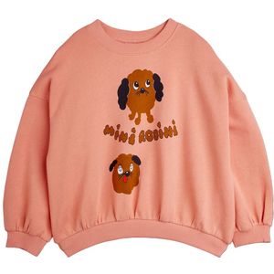 Mini Rodini Sweatshirt - Hondjes - Roze - Mini Rodini - 4-5 jaar (104-110) - Sweatshirt