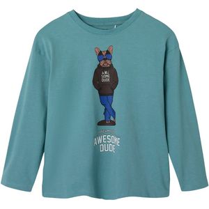 Name It - NkmPsakob - Blouse - Mineraal Blue