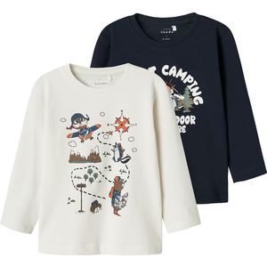 NAME IT - NMMVUX 2P LS TOP - Jongens - Lange mouwen shirts