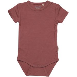 Minymo Romper s/s - Bamboe - Rose Brown - Minymo - 50 - Romper S/S