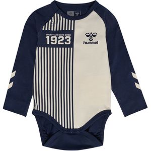 Hummel Romper l/s - hmlGestreept - Black Iris - Hummel - 56 - Romper L/S