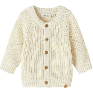 Lil' Atelier Cardigan - Gebreid - NbnEmlen - Tortelduif - Lil Atelier - 56 - Cardigan