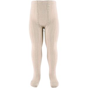 Condor - Panty's - Beige - Viscose - Rib met Glitter