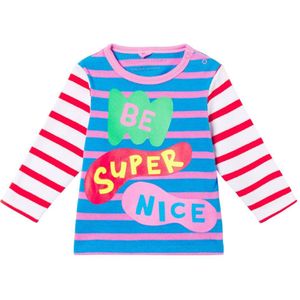 Stella McCartney Kids Blouse - Blauw m. Strepe - Stella McCartney Kids - 9 mnd - Shirts