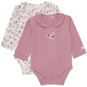 Fixoni Romper l/s - 2-pack - Advocaat - Fixoni - 62 - Romper L/S