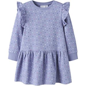 Name It - NMFOEANA LS SWE DRESS - Mini-jurk - Paars - Regular Fit