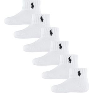 Polo Ralph Lauren Sokken - 6-pack - Classic+ - Wit m. Navy - Polo Ralph Lauren - 0-6 mnd - Sokken