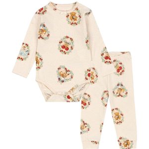 Konges Sløjd Set - Romper l/s/Leggings - Deer Dagboek - Konges Sløjd - 74 - Romper L/S