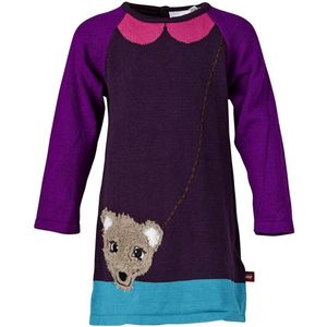 LEGO® Wear Gebreide Jurk - Aubergine m. Beer - LEGO® Wear - 62 - Jurk