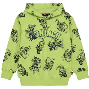 LEGO® Wear Ninjago Sweatshirt - LwSaku - Helder Green - LEGO® Wear - 4 jaar (104) - Sweatshirt