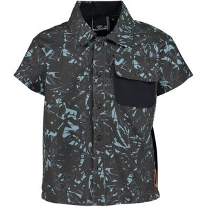 Hummel Zwemshirt - UV50+ - HMLSaxo - Antraciet Grijs/Lichtblauw - Hummel - 56 - Badmode