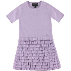 Emporio Armani Jurk - Gebreid - Blauweregen - Emporio Armani - 10 jaar (140) - Jurk