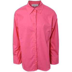Hound Overhemd - Kleurrijk - Roze - Hound - 10 jaar (140) - Overhemd