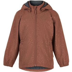Mikk-Line Softshelljassen m. Fleece - Gerecycled - Roodbruin m.  - Mikk-Line - 1 jaar (80) - Softshell