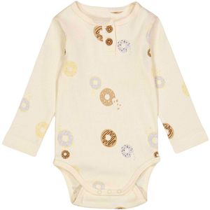 VACVAC Romper L/æ - Rib - Billie - Donut Streepje - VACVAC - 56/62 - Romper L/S