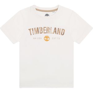Timberland T-Shirt - Wit - Timberland - 6 jaar (116) - T-Shirts
