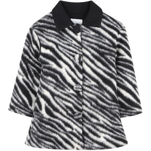 Little Marc Jacobs Jas - Acryl/Wol - Zwart/Wit - Marc Jacobs - 10 jaar (140) - Zomerjas