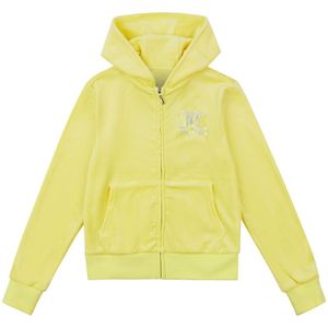 Juicy Couture Cardigan - Fluweel - Yellow Pear - Juicy Couture - 3-4 jaar (98-104) - Cardigan