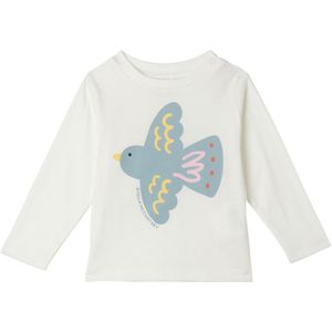 Stella McCartney Kids Blouse - Ivory m. Vogel - Stella McCartney Kids - 18 mnd - Shirts