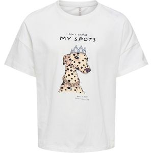 Kids Only T-Shirt - KogBaria - Cloud Danser/Spots - Kids Only - 9-10 jaar (134-140) - T-Shirts