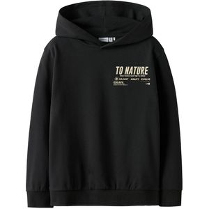 Name It Hoodie - NkmLaurel - Black - Name It - 11-12 jaar (146-152) - Hoodie