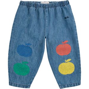 Bobo Choses Broek - Denim - Light Blue - Bobo Choses - 9 mnd - Broeken - Katoen