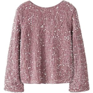 Name It Blouse - NkfRusitta - Aandenken Lilac/Black Bow - Name It - 11-12 jaar (146-152) - Shirts