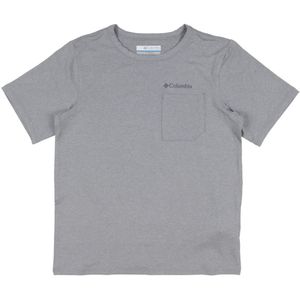 Columbia T-Shirt - Tech Trail - Grijs - Columbia - 8 jaar (128) - T-Shirt