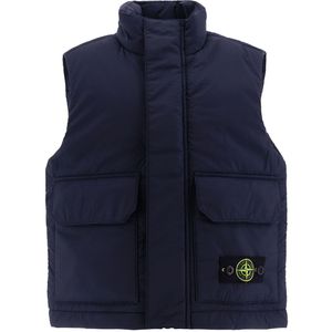 Stone Island Gewatteerd Vest - Navy Blue - Stone Island - 8 jaar (128) - Donsvest