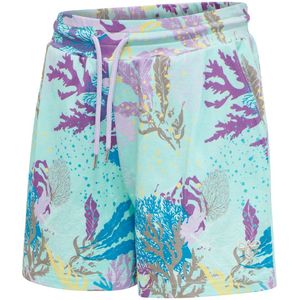 Hummel Shorts - hmlZee - Paars m. Print - Hummel - 12 jaar (152) - Shorts