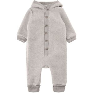 Mikk-Line Overall m. Muts - Wol - Melange Offwhite - Mikk-Line - 56 - Overall