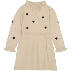 Fliink Jurk - Gebreid - Viscosemix - Benna - Sandshell - Fliink - 80 - Jurk