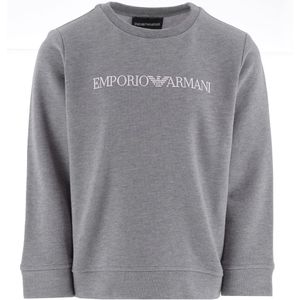 Emporio Armani Sweatshirt - Grijs Gevlekt m. Wit - Emporio Armani - 6 jaar (116) - Sweatshirt