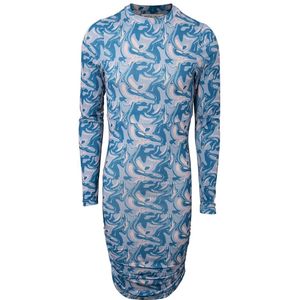 Hound Jurk - Grafisch - Kobalt Blue Mix - Hound - 16 jaar (176) - Jurk