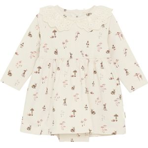 Minymo Body met Rok - AOP - Zandschelp - Minymo - 56 - Jurk