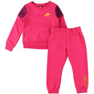 Nike Sweatset - Lucht - Roze Rush - Nike - 7 jaar (122) - Joggingpakken
