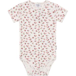 Hust and Claire Romper s/s - Bri - Ivory m. Bloemen - Hust and Claire - 68 - Romper S/S