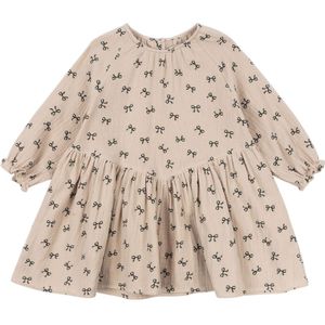 Konges Sløjd Jurk - Mousseline - Coco - Bow Magnet - Konges Sløjd - 74 - Jurk